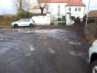 Parkplatzbau Vorher