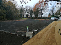 Parkplatzbau Nachher
