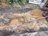 Verlegung Trinkwasserleitung im Spülbohrverfahren